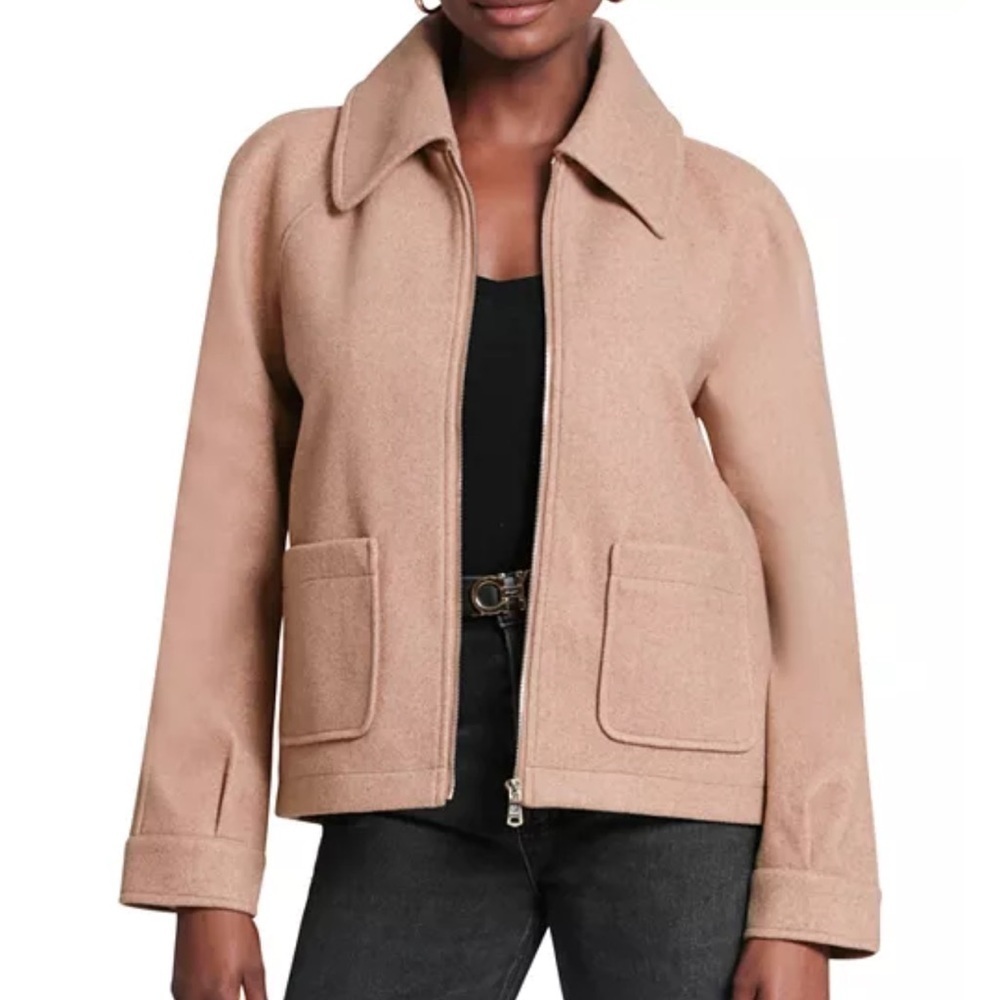 Bagatelle Cropped Zip Front Jacket M